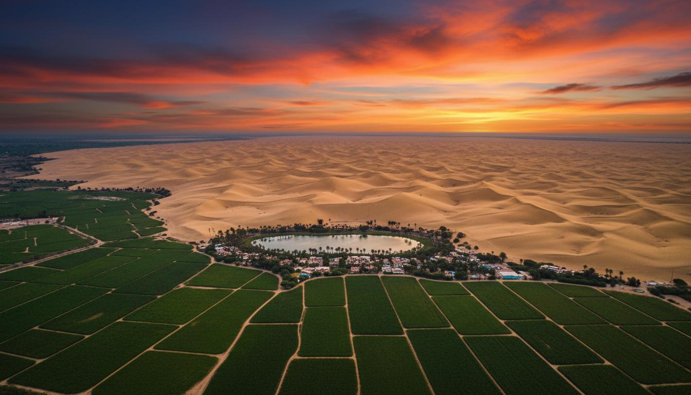 Paisaje de Ica Peru