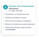 Descripción para el CV